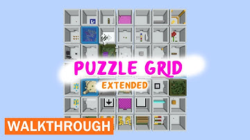 Minecraft: Puzzle Grid Extended - Walkthrough