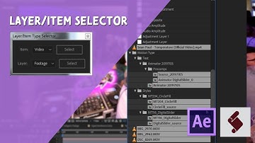 After Effects Scripting Tutorial: Layer/Item Selector