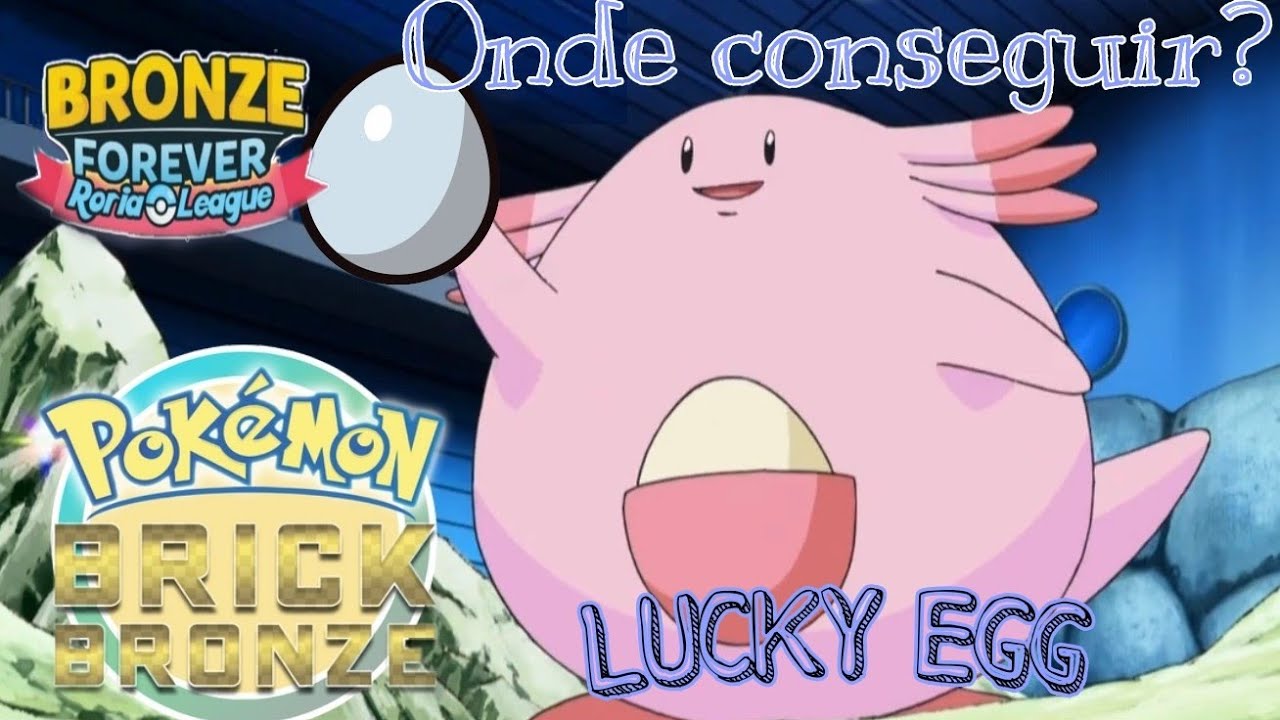 Onde Encontrar o Lucky Egg no Pokémon Brick Bronze Forever do Roblox