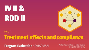 PMAP 8521 • (12) IV II + RDD II: (1) Treatment effects and compliance