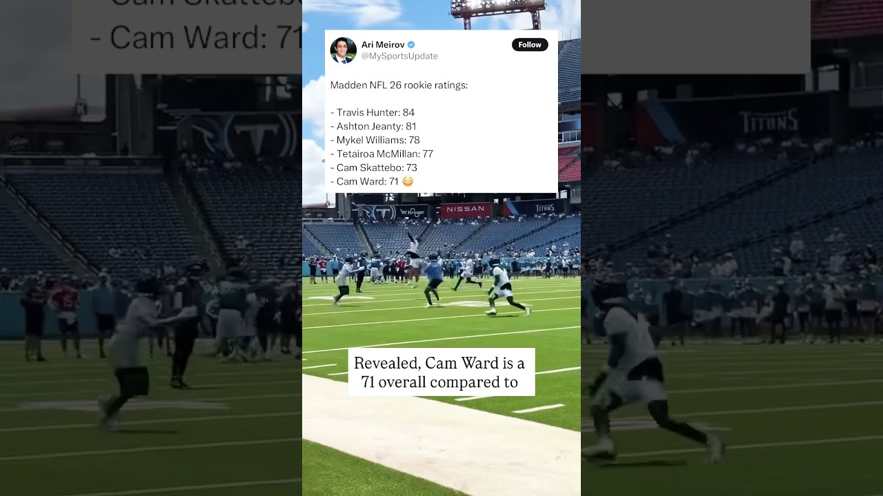 Madden just released the Rookie ratings! 