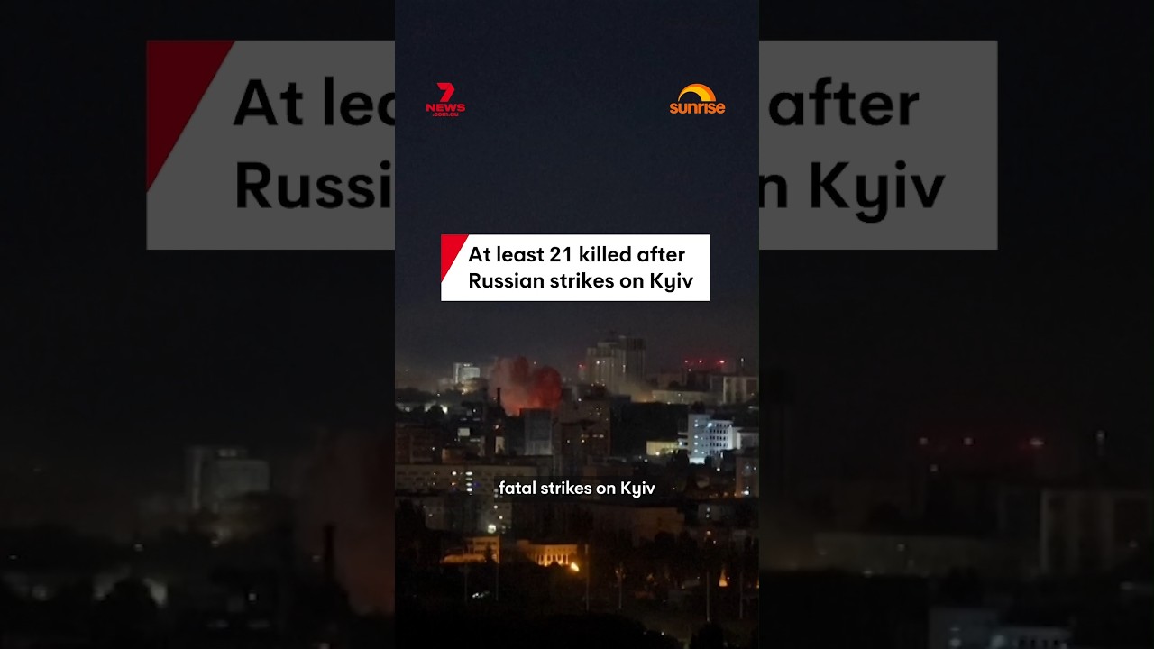 At least 21 killed after Russian strikes on Kyiv