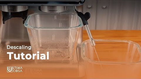 Ultima Cosa Espresso Machine Tutorial Video 09 - Deep Cleaning Part III: Descaling Espresso Machine