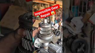 100% Destroyed Gear Restored Like NEW 😳🔥 Part 1 #trending #gearboxrepair #transmissionrepair