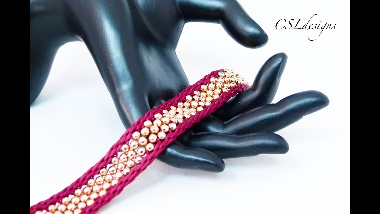 Double 7 strand beaded kumihimo braid