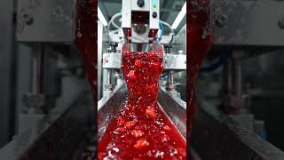 Satisfying Strawberry Jam Production in a Modern FACTORY #factory #farming