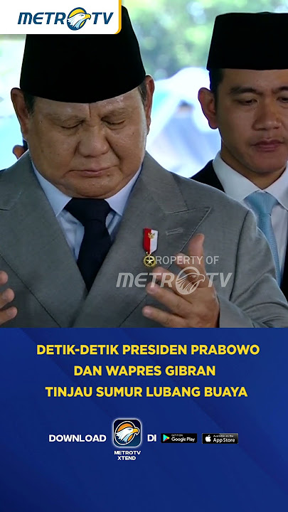 Detik-detik Presiden Prabowo dan Wapres Gibran meninjau Sumur Lubang Buaya #Shorts #prabowosubianto