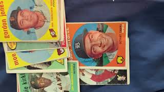 1959 Topps baseball cards / lot 9 #baseballcards