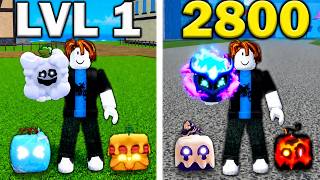 Noob To Max Using Only ELEMENTAL FRUITS In Blox Fruits