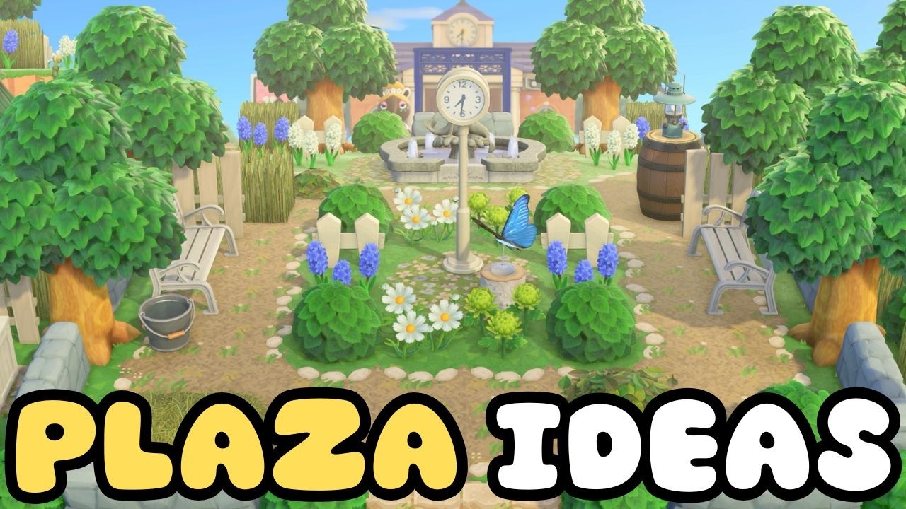 NEW Ideas For Your Resident Services Plaza in Animal Crossing 🏝️