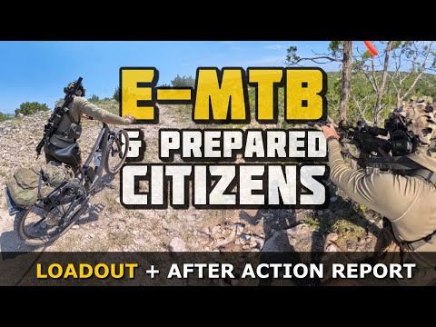 Why Prepared Citizens Should Consider an E-MTB | Mystery Ops Rifleman Roundup AAR