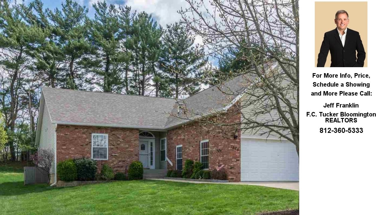 2426 North Stonelake Circle, Bloomington, IN Presented by Jeff Franklin.