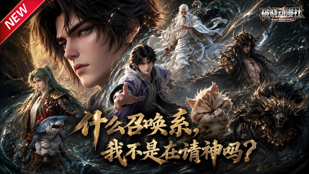 MULTISUB📢新番上线《什么召唤系，我不是在请神吗？》第1~76集丨绝症少年穿越等级高塔，身怀两大逆天异能，逆袭破阶级登顶高塔之巅！#最新漫剧 #破晓动漫社