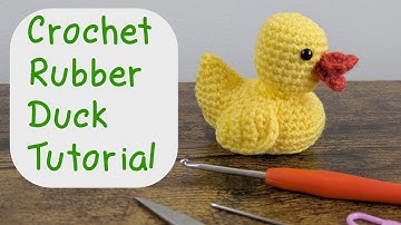 How to crochet this cute rubber duck