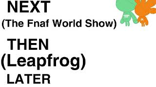 Devon324 Toons Jr. Coming Up Next List 7