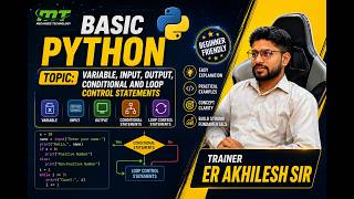 Exclusive Python Programming for Beginners | Variables, Input, Output, Conditional & Loop Control Statements Profile