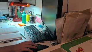 Messy STUDY WITH ME 45min | Background noise, no music, no break | ASMR｜motivation