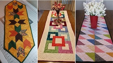 💥Beautiful and classy quilted patchwork table runner by pop up fashion 🌺