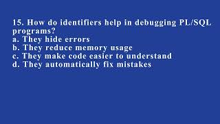 Understanding Identifiers in PL/SQL| Q4 Oracle L2 P3 | SMILE ROAD