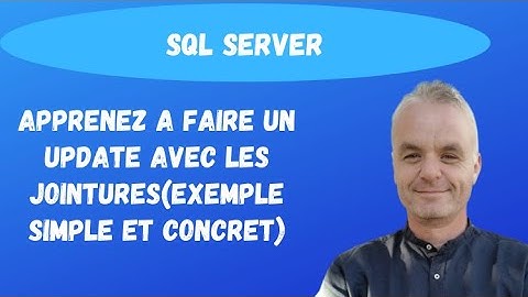 SQL pour les débutants : Apprenez a faire un UPDATE avec les jointures. (exemple simple)