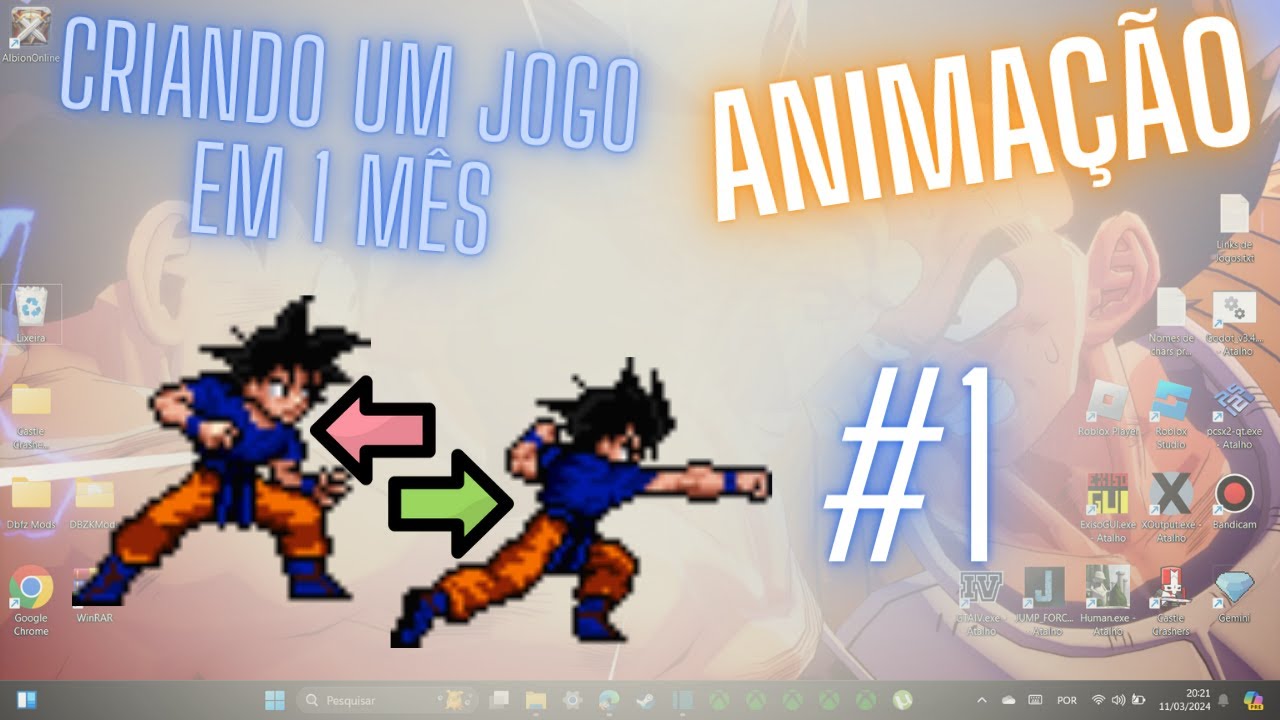 ANIMAÇÃO! - Criando um Jogo em um mês #1 - YouTube
