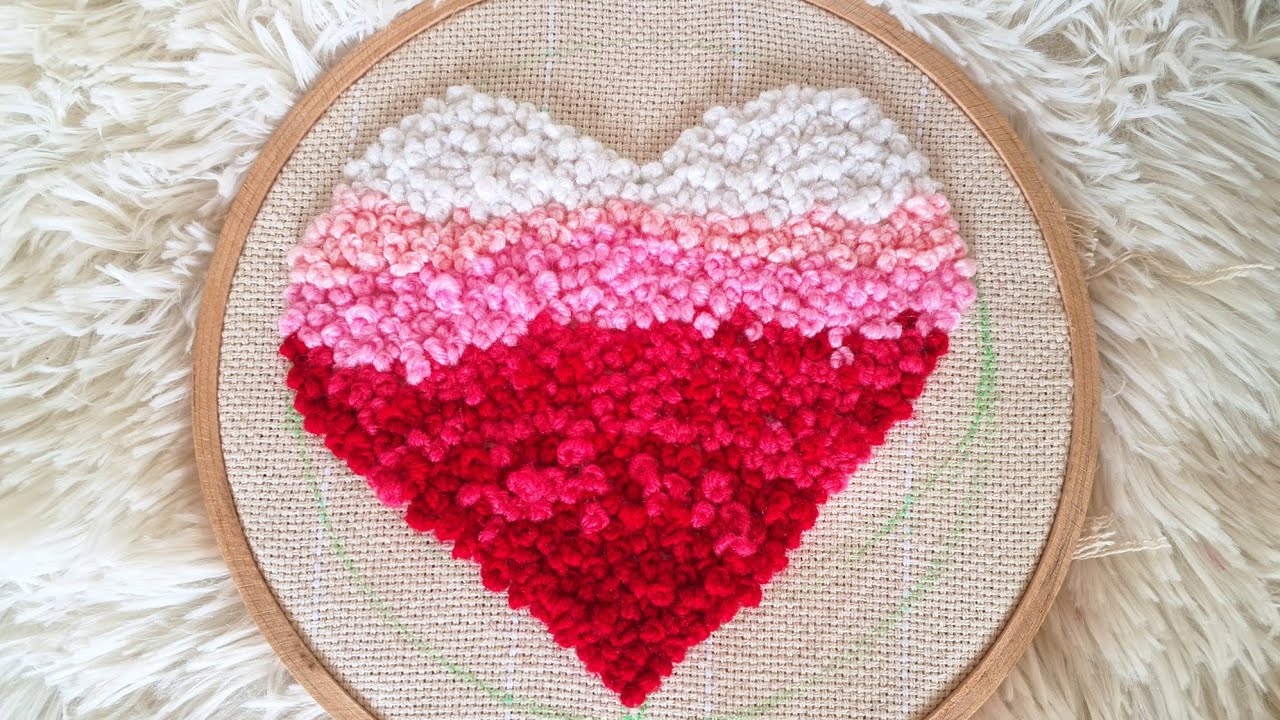 Magical French Knot Heart 💖 | Relaxing Hand Embroidery Tutorial