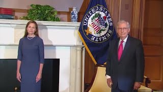 GOP seeks to call off Senate work, but not Barrett hearings