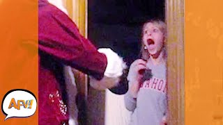She Got a SANTA SCARE for Christmas! 😂 | Funny Holiday Pranks & Fails | AFV 2021