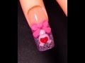 Acrylic Nail Tutorial - 2011 Valentine&#39;s Day #2