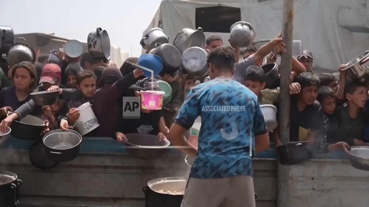 A charity distributing hot meals to war-weary Palestinians warns stocks are running out
