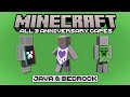 Get all 3 minecraft 15th anniversary capes for java  bedrock