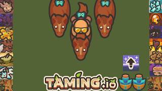 I GOT LEVEL 60 HORSE IN TAMING.IO!!!
