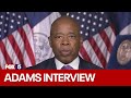 Mayor eric adams on nyc migrant crisis protests