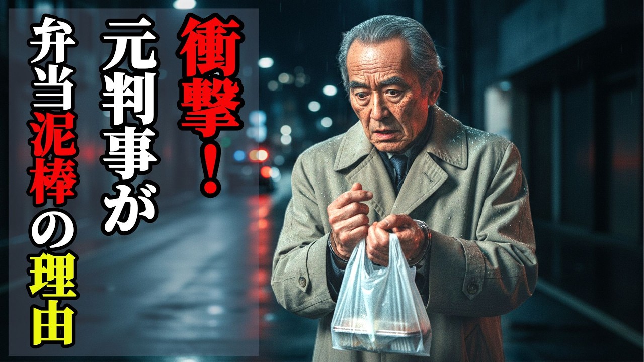 【実話】「汚いから寄るな」と捨てられた父｜弁当泥棒の元判事が隠し通した驚愕の真実に震えた。