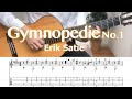 Erik satie  gymnopedie no1tab