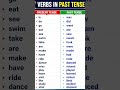 Learn Past Tense Verbs Easily 📚🔥 #english #dailyenglish #explorepage #viralreels #spokenenglish