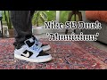 dunk aluminum on feet