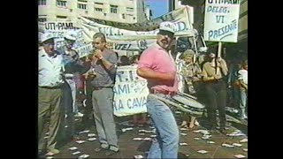 DiFilm - Patentes Medicinales y Protesta trabajadores del PAMI - Flash América (1995)