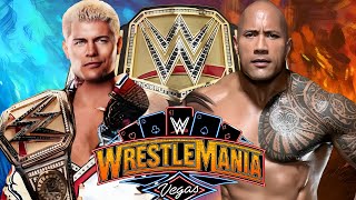 🔴 WWE 2k24 Live Stream The Rock vs Cody Rhodes WWE Championship match | #wwe2k224 #live