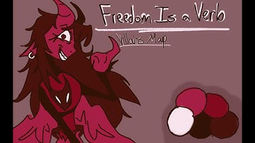 Freedom is a Verb | OPEN VILLAINS PALETTE MAP!