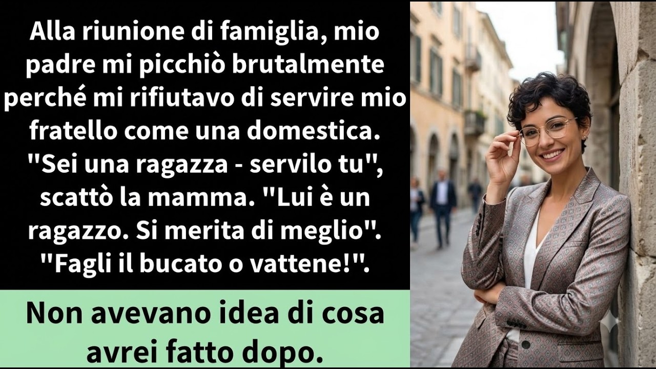 Avevo ventiquattro anni, con una laurea con lode in economia, quando mio padre mi guardò dritto negli occhi e disse: "Sei una ragazza. Lo servi. Lui è un ragazzo. Si merita di meglio." Ero tornata...