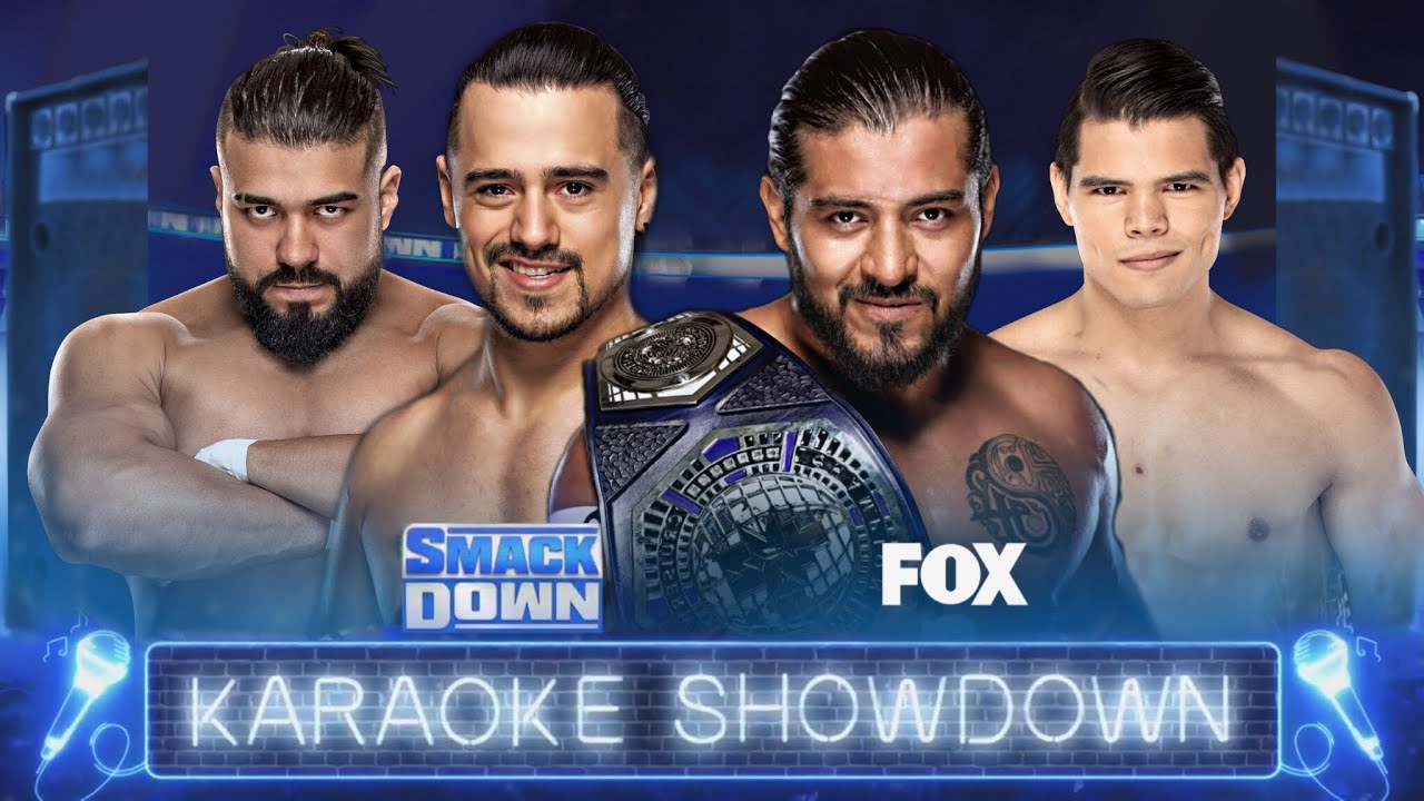COMO HACER LA MATCH CARD DE SMACKDOWN VERSION KARAOKE SHOWDOWN - YouTube