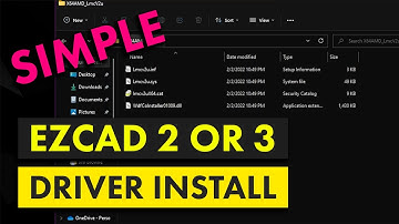 How to Install DRIVERS for Ezcad 2 or Ezcad 3
