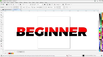 CorelDraw Tutorial: Glitch Text Effect.
