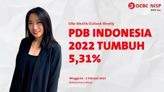 PDB Indonesia 2022 tumbuh 5,31%