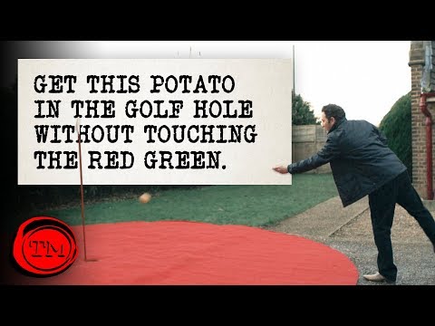 Get This Potato In The Golf Hole Without Touching The Green - FULL TASK