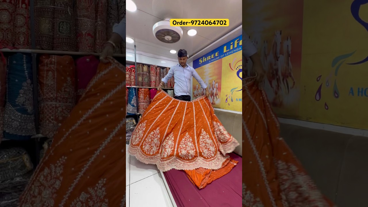 Lehenga wholesale market in Surat | Designer handwork lehenga | 