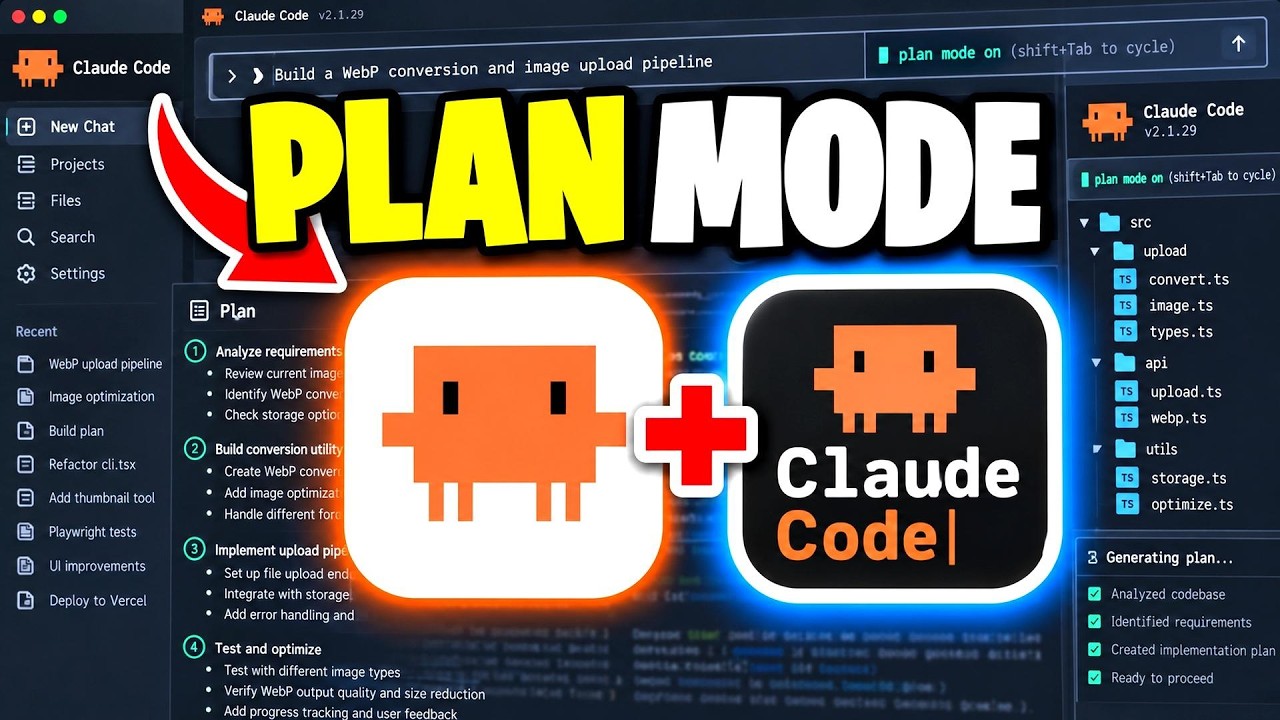 How To Use Plan Mode In Claude Code - Full Guide - YouTube