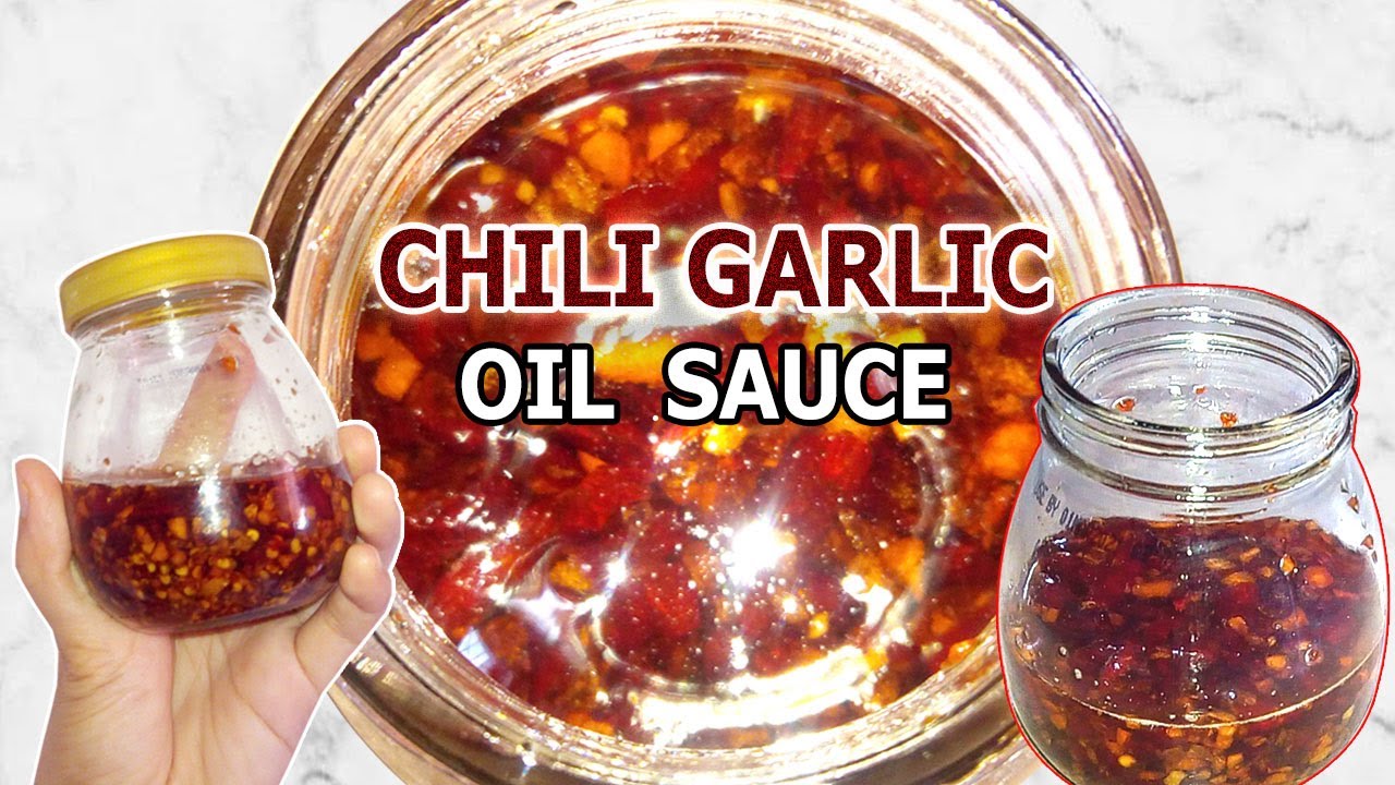 CHILI GARLIC OIL SAUCE HOMEMADE 🏠 ( DIY ) YouTube