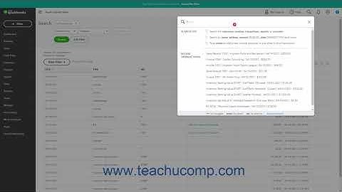 QuickBooks Online Tutorial Finding Transaction Forms Intuit Training